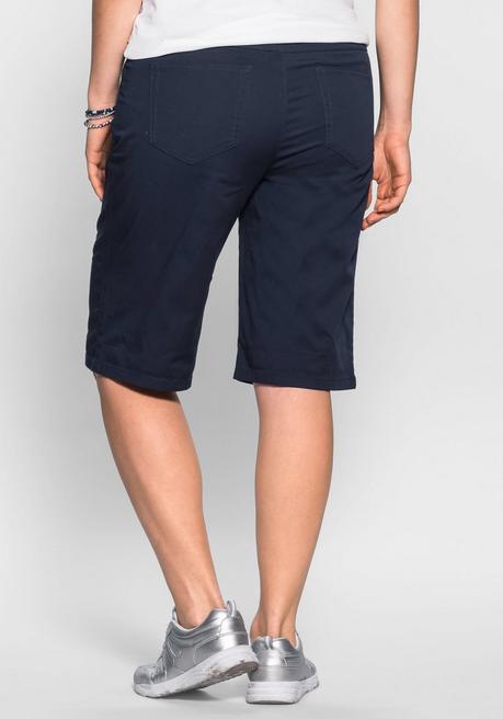 Sheego Bermudas In 5-Pocket-Form, Aus Baumwoll-Twill - Marine Sheego