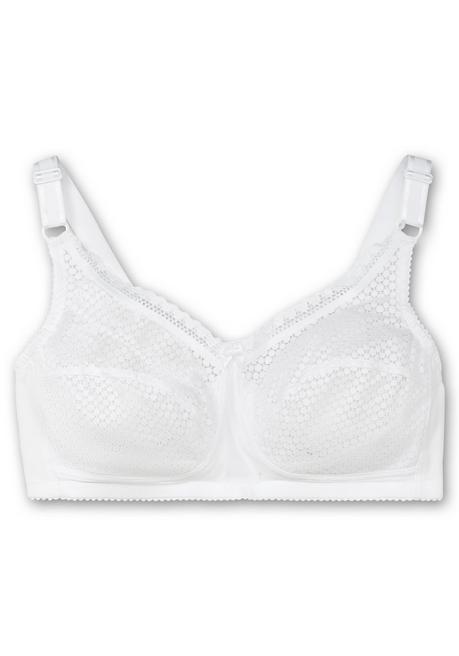 Miss Mary BH Ohne Bügel Mit Cups Aus Stabiler Spitze - Weiß Sheego