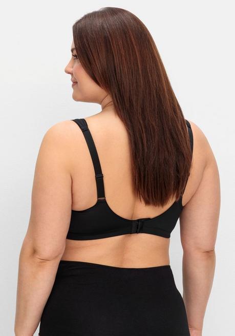 Susa BH Ohne Bügel, Mit Vorgeformten Cups - Schwarz Sheego