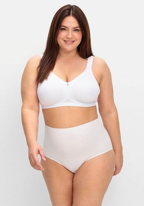 Susa BH Ohne Bügel, Mit Vorgeformten Cups - Weiß Sheego