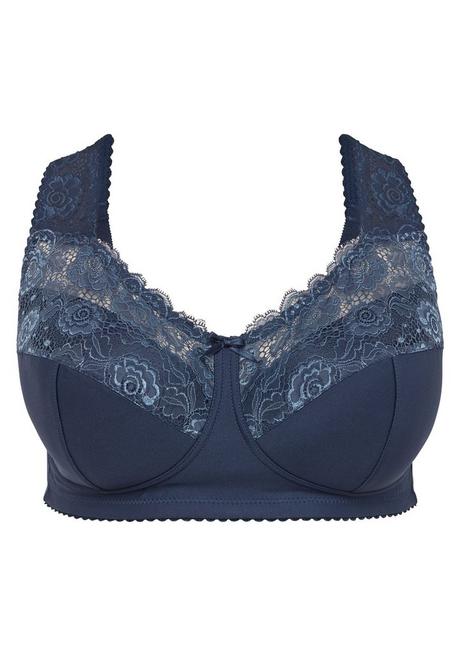 Sheego BH Ohne Bügel Mit Wattierten Cups - Saphir Sheego