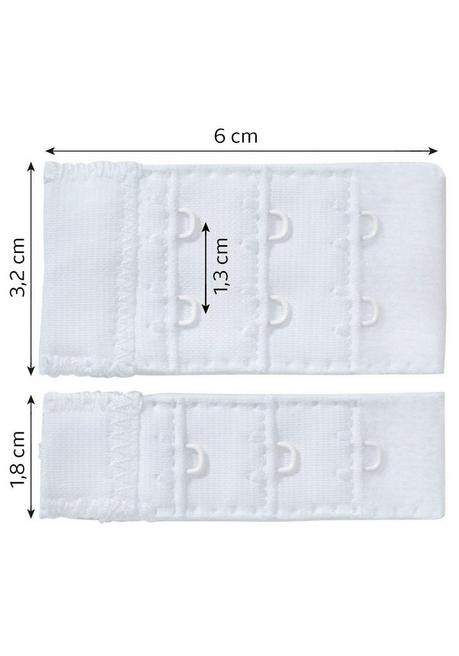 Lascana BH-Verlängerung - Hautfarben+schwarz+weiß Sheego