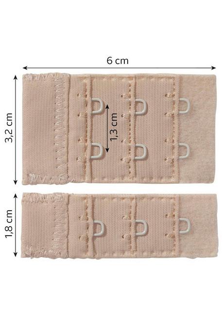 Lascana BH-Verlängerung - Hautfarben+schwarz+weiß Sheego