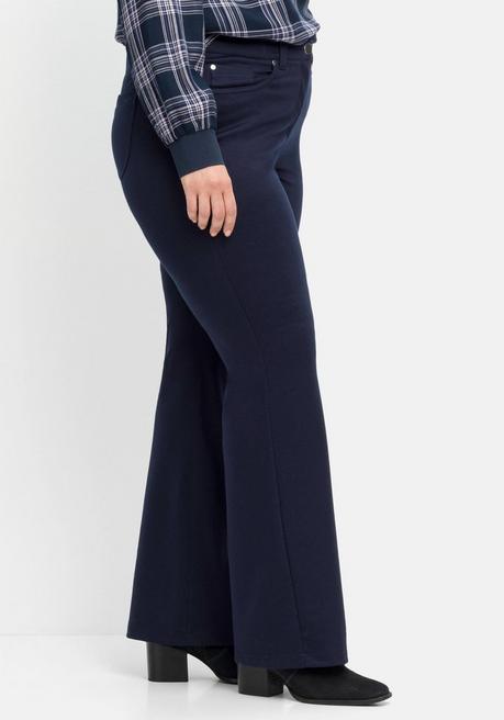 Sheego Bootcut-Hose In Five-Pocket-Form, Elastische Qualität - Nachtblau Sheego
