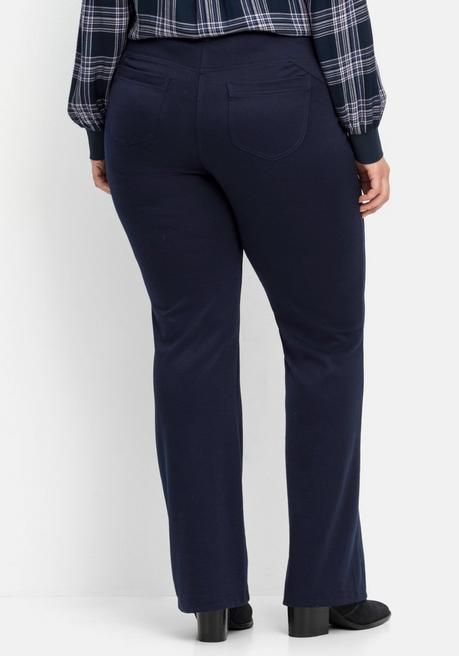 Sheego Bootcut-Hose In Five-Pocket-Form, Elastische Qualität - Nachtblau Sheego