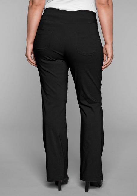 Sheego Bootcut-Hose Mit Shaping-Effekt - Schwarz Sheego