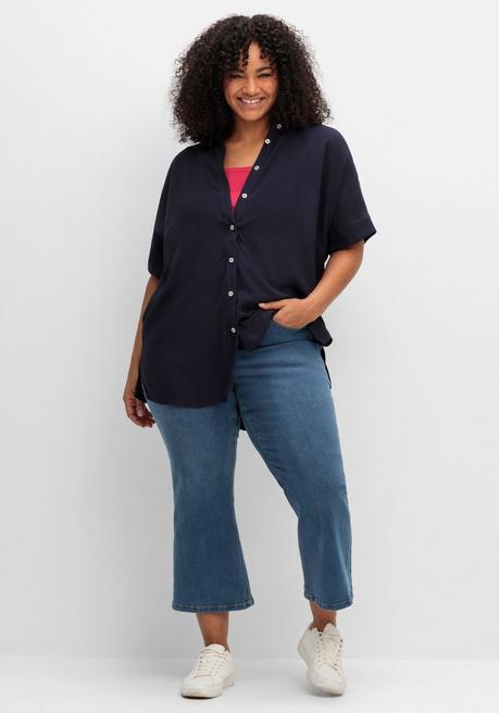 Sheego Bootcut-Jeans In 7/8-Länge, Mit Bodyforming-Effekt - Blue Denim Sheego