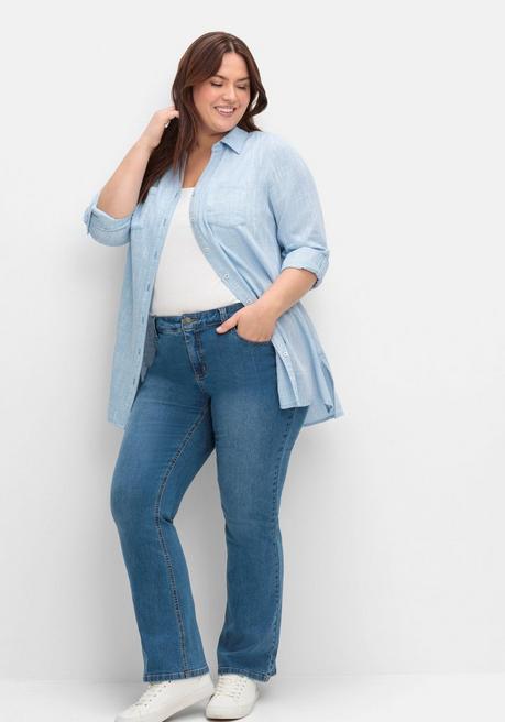 Sheego Bootcut-Jeans In Curvy-Schnitt SUSANNE - Blue Denim Sheego