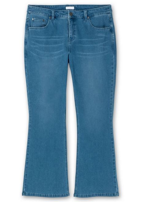Sheego Bootcut-Jeans Mit Catfaces Und Shaping-Einsatz - Blue Denim Sheego