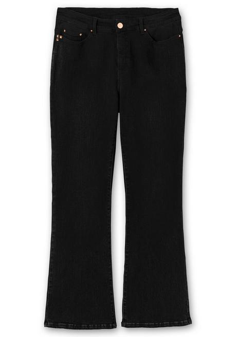 Sheego Bootcut Stretch-Jeans Mit Bodyforming-Effekt - Black Denim Sheego