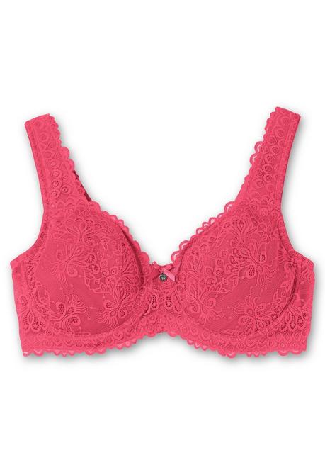 Sheego Bügel-BH Mit Stickerei-Spitze Allover - Orchidee Sheego