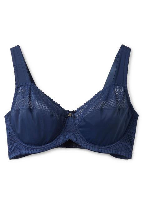 Sheego Bügel-BH Mit Transparenten Spitzendetails - Saphir Sheego