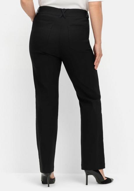 Sheego CurvePerfect Hose, Mit Geradem Bein Und Reißverschluss - Schwarz Sheego