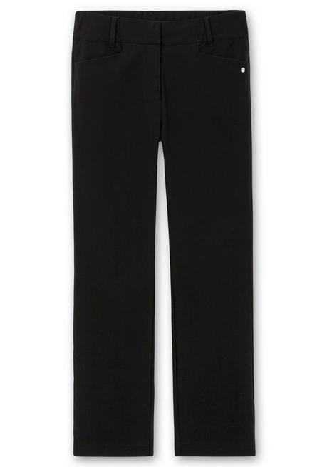Sheego CurvePerfect Hose, Mit Geradem Bein Und Reißverschluss - Schwarz Sheego