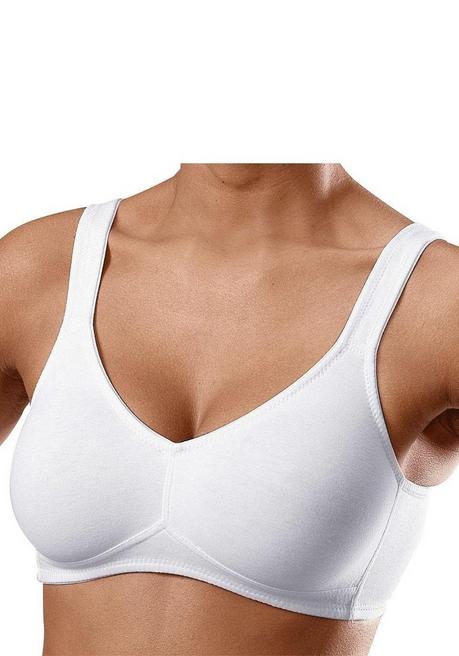 PETITE FLEUR Doppelpack Basic-BHs Ohne Bügel - Rosé+weiß Sheego