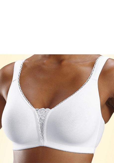 PETITE FLEUR Doppelpack BHs Ohne Bügel - Rosé+weiß Sheego