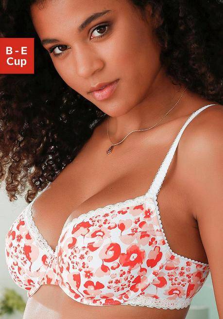 PETITE FLEUR Doppelpack Bügel-BHs - Orange+weiß Sheego