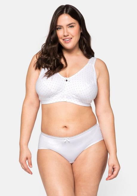 Sheego Doppelpack Entlastungs-BHs Ohne Bügel - Korallrot Sheego