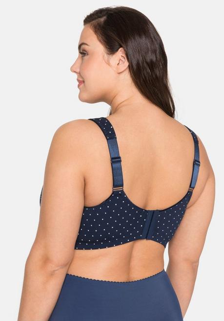 Sheego Doppelpack Entlastungs-BHs Ohne Bügel - Marine Sheego