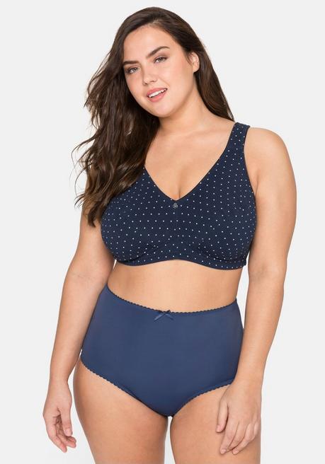 Sheego Doppelpack Entlastungs-BHs Ohne Bügel - Marine Sheego