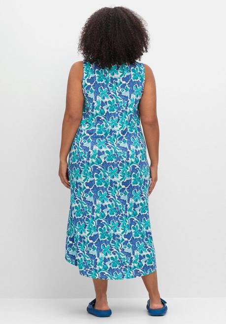 Sheego Doppelpack Jerseykleider In Leichter A-Linie - Tiefblau Sheego