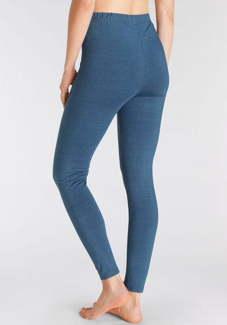 Vivance Active Doppelpack Leggings Mit Gummibund - Jeansblau Sheego