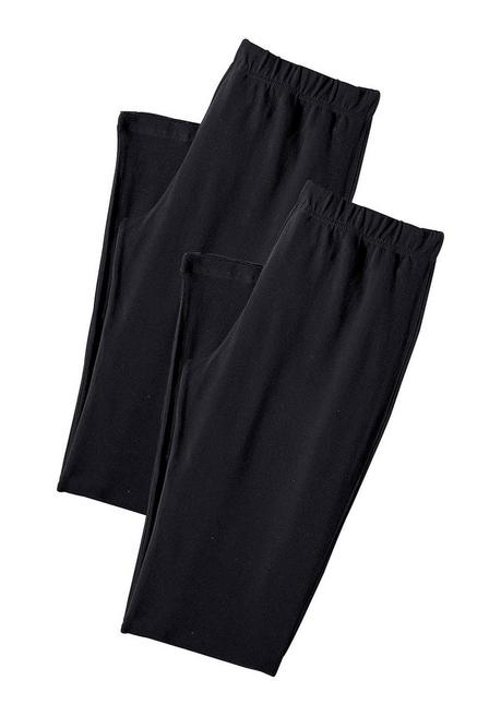 Vivance Active Doppelpack Leggings Mit Gummibund - Schwarz Sheego