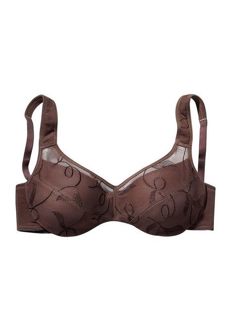 PETITE FLEUR Doppelpack Minimizer-BHs Mit Unterlegten Cups - Braun+weiß Sheego