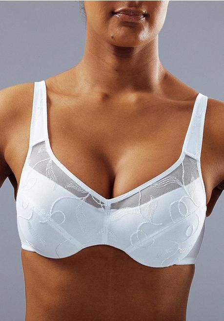 PETITE FLEUR Doppelpack Minimizer-BHs Mit Unterlegten Cups - Schwarz+weiß Sheego