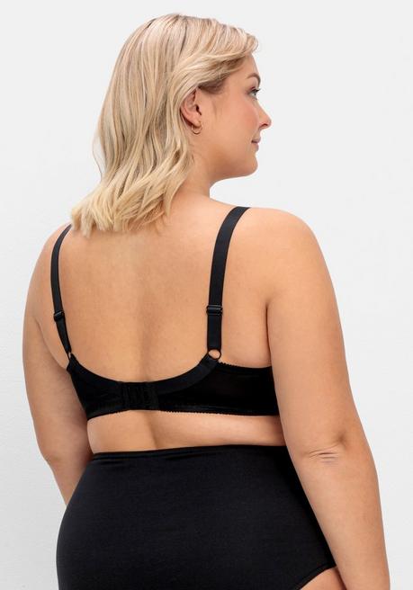 Susa Doppelpack Spitzen-BHs Ohne Bügel - Schwarz+weiß Sheego