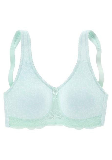 NUANCE Entlastungs-BH Mit Jacquardspitze - Mint-weiß Sheego