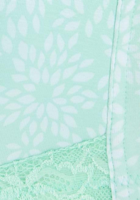 NUANCE Entlastungs-BH Mit Jacquardspitze - Mint-weiß Sheego