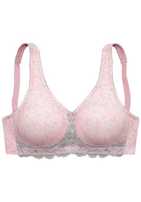 NUANCE Entlastungs-BH Mit Jacquardspitze - Rosé-puder Sheego