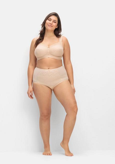 Miss Mary Entlastungs-BH Ohne Bügel, Mit Spitze - Natur Sheego