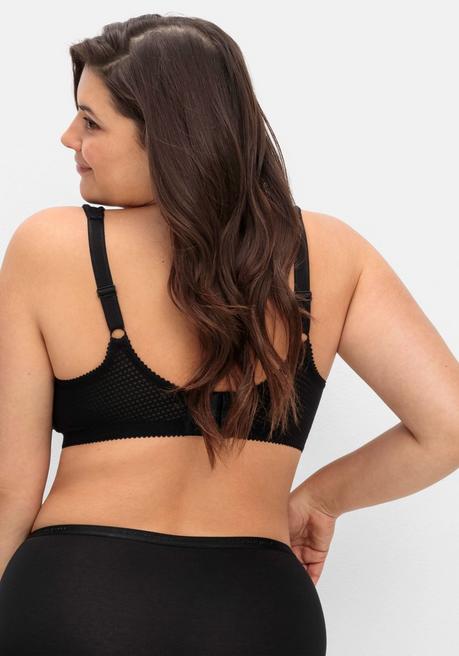 Miss Mary Entlastungs-BH Ohne Bügel, Mit Spitze - Schwarz Sheego