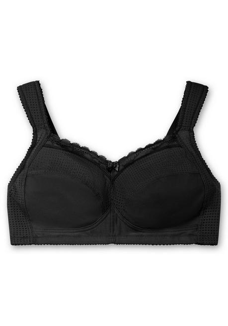 Miss Mary Entlastungs-BH Ohne Bügel, Mit Spitze - Schwarz Sheego