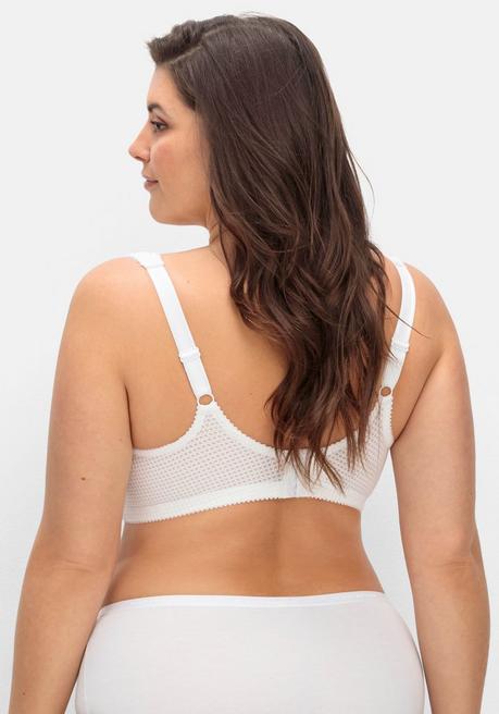 Miss Mary Entlastungs-BH Ohne Bügel, Mit Spitze - Weiß Sheego