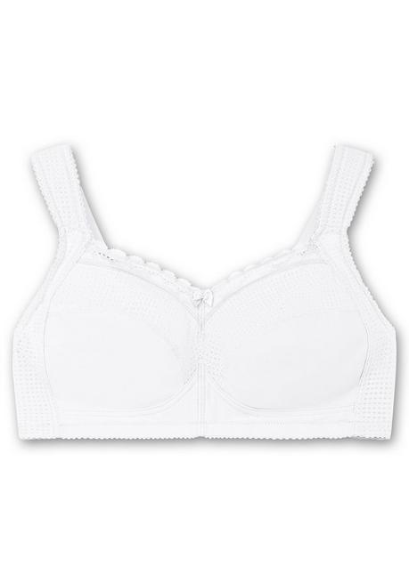 Miss Mary Entlastungs-BH Ohne Bügel, Mit Spitze - Weiß Sheego