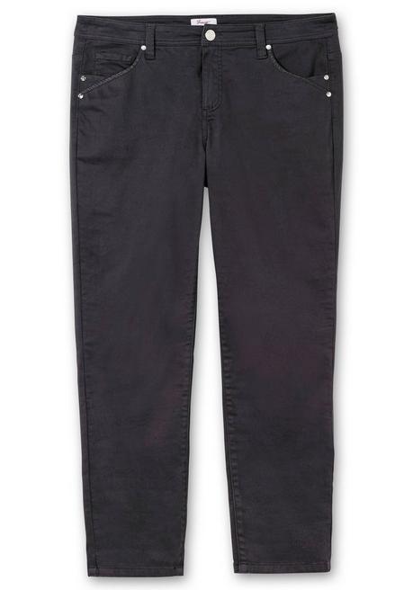 Sheego Extraschmale Twillhose In Curvy-Schnitt SUSANNE - Dunkelgrau Sheego