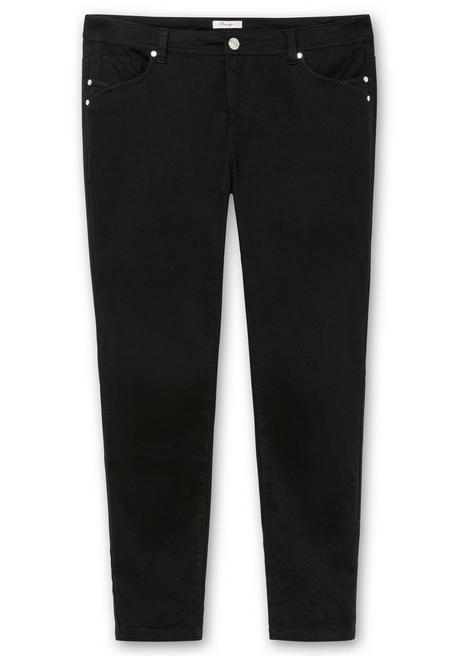 Sheego Extraschmale Twillhose In Curvy-Schnitt SUSANNE - Schwarz Sheego