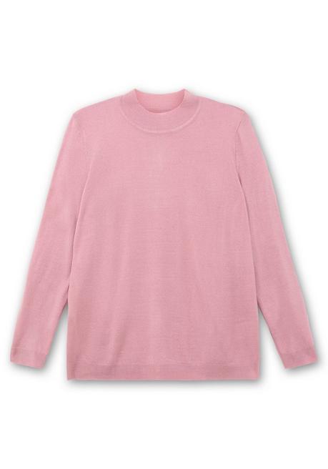 Sheego Extraweicher Pullover Mit Stehkragen - Rosé Sheego