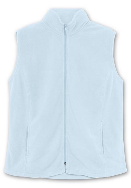 Sheego Fleeceweste Mit Stehkragen Und Anti-Pilling-Effekt - Bleu Sheego