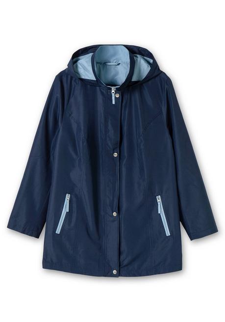 Sheego Funktionsjacke Mit Kontrastpartien - Marine Sheego