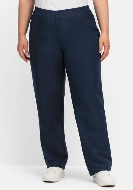 Sheego Gefütterte Thermohose Mit Rundum-Dehnbund - Marine Sheego