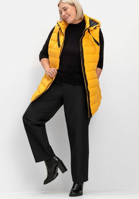 Sheego Gefütterte Thermohose Mit Rundum-Dehnbund - Schwarz Sheego