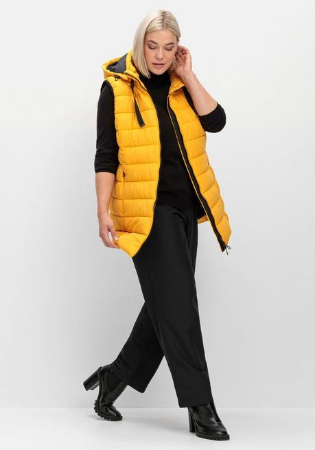 Sheego Gefütterte Thermohose Mit Rundum-Dehnbund - Schwarz Sheego