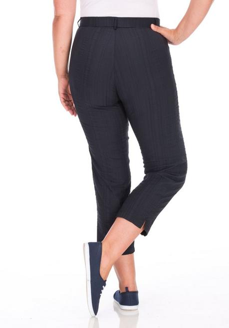 KjBRAND Gerade 7/8-Hose In Wash & Go-Qualität - Marine Sheego