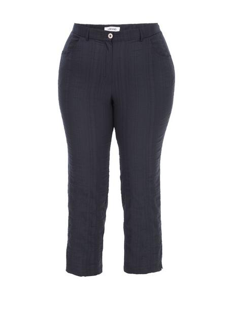 KjBRAND Gerade 7/8-Hose In Wash & Go-Qualität - Marine Sheego