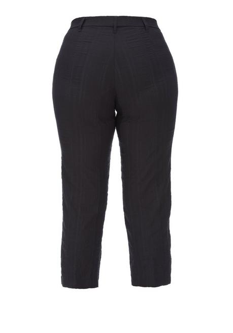 KjBRAND Gerade 7/8-Hose In Wash & Go-Qualität - Schwarz Sheego