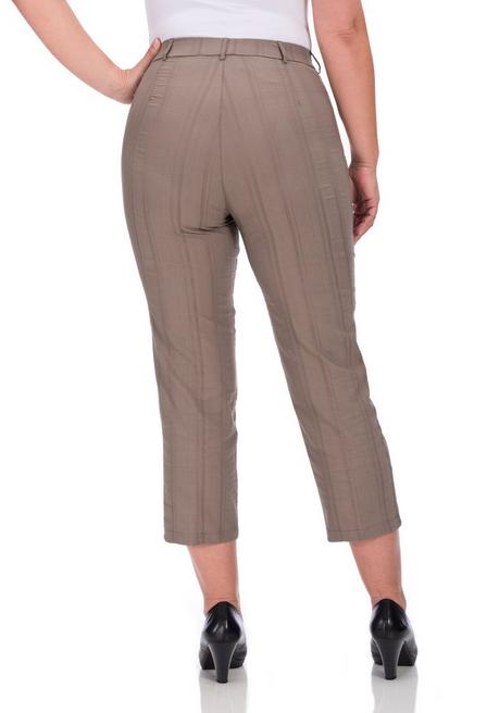 KjBRAND Gerade 7/8-Hose In Wash & Go-Qualität - Taupe Sheego
